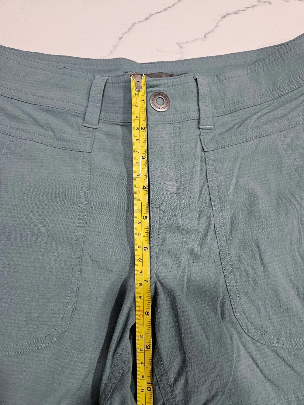 Prana Women's Teal Athletic Shorts - Picture 7 of 7